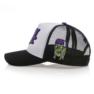 CASQUETTE TRUCKER ZOMBIE KUSH LILAS