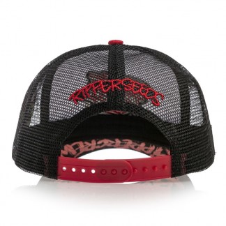 CASQUETTE TRUCKER ZOMBIE KUSH ROUGE