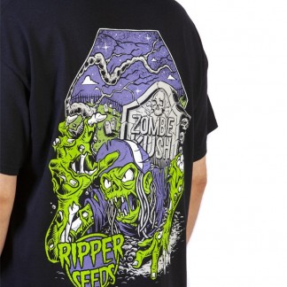 T-SHIRT VIOLET AVEC LOGO ZOMBIE KUSH