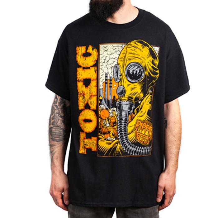 T-SHIRT AVEC LOGO ORANGE TOXIC